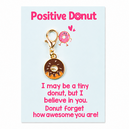 Sweet Pocket Charm Keyring – Tiny Sprinkle of Encouragement, 8 × 5.5 cm