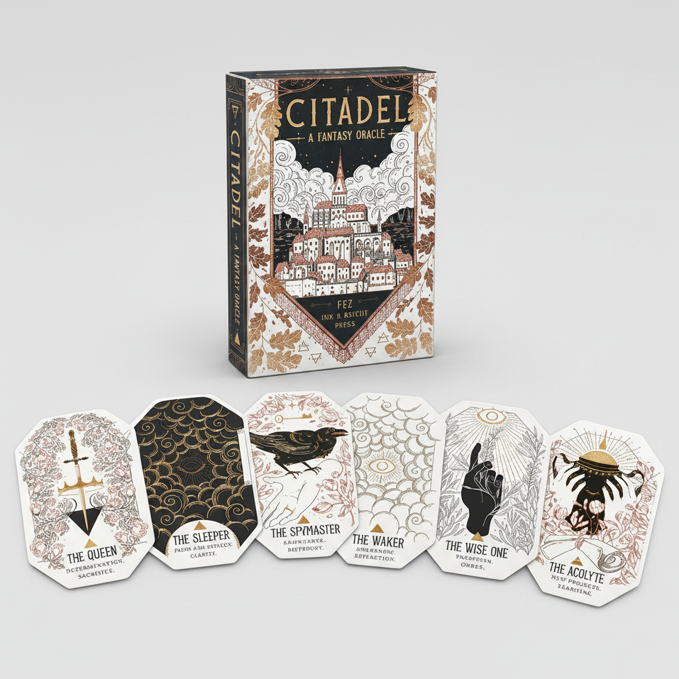 The Citadel Oracle Deck – Fantasy Archetype Guidance, 60 cards, 6×10 cm