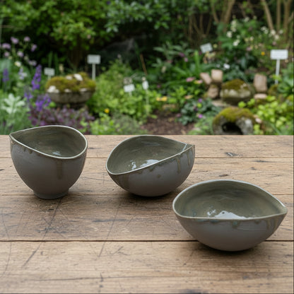 Thermal Mud Ceramic Bowl – Organic Serving Form, various sizes by Red Raven Pottery