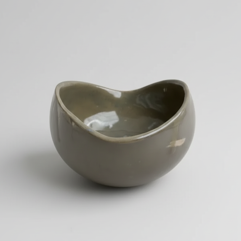 Thermal Mud Ceramic Bowl – Organic Serving Form, various sizes by Red Raven Pottery