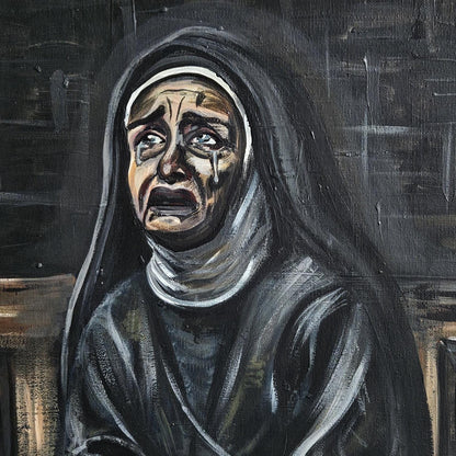 Tormented Hope – An Original Expressionist Painting on Canvas (40x50 cm)