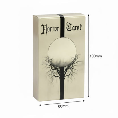 Horror Tarot Deck – Gothic Divination Tool, 78 cards, 10x6 cm