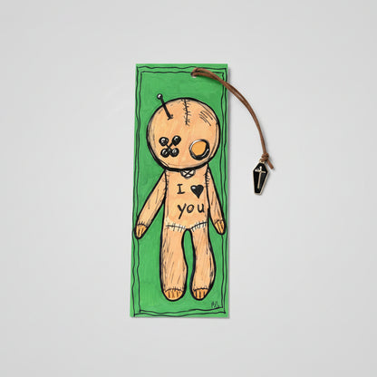 Voodoo Sweethearts Illustrated Bookmark – Love Spell Reading Companion, 18 cm by Hook & Hex
