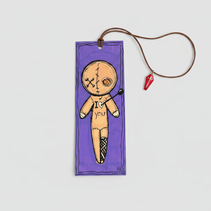 Voodoo Sweethearts Illustrated Bookmark – Love Spell Reading Companion, 18 cm by Hook & Hex