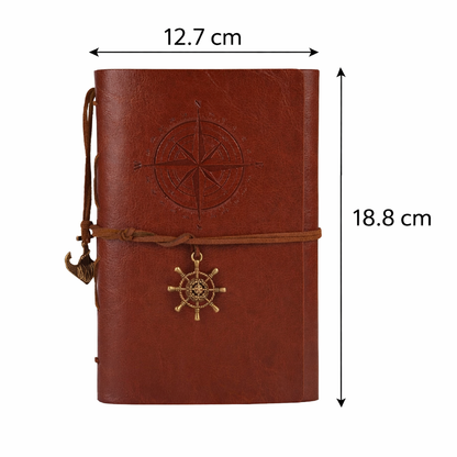 Voyager’s Ledger Journal – Timeless Reflection Diary, 14×19 cm