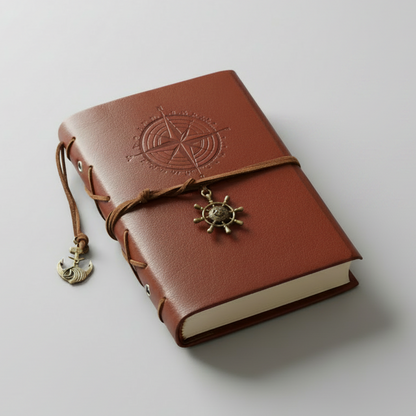 Voyager’s Ledger Journal – Timeless Reflection Diary, 14×19 cm