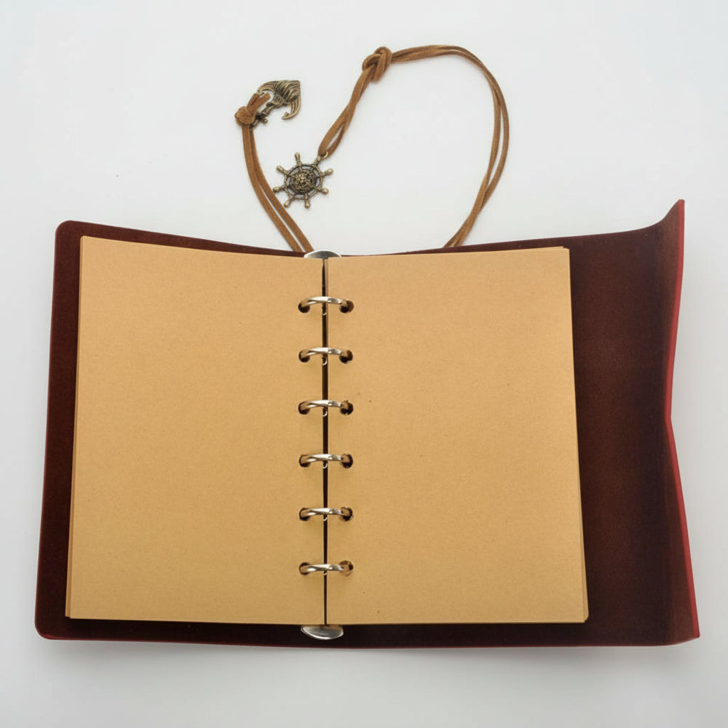 Voyager’s Ledger Journal – Timeless Reflection Diary, 14×19 cm