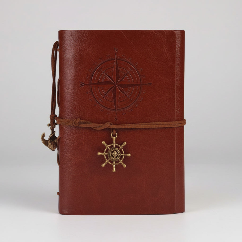 Voyager’s Ledger Journal – Timeless Reflection Diary, 14×19 cm