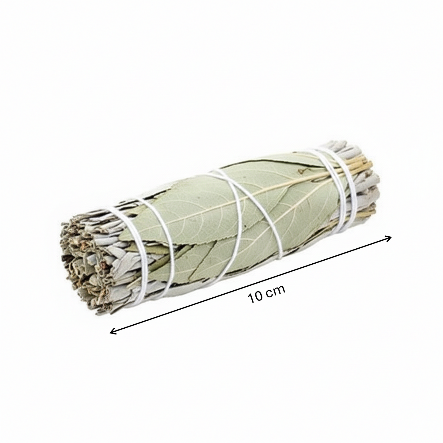 White Sage & Yerba Santa Smudge Stick – Smoke of Clarity & Courage, 10 cm