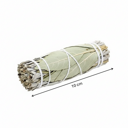 White Sage & Yerba Santa Smudge Stick – Smoke of Clarity & Courage, 10 cm