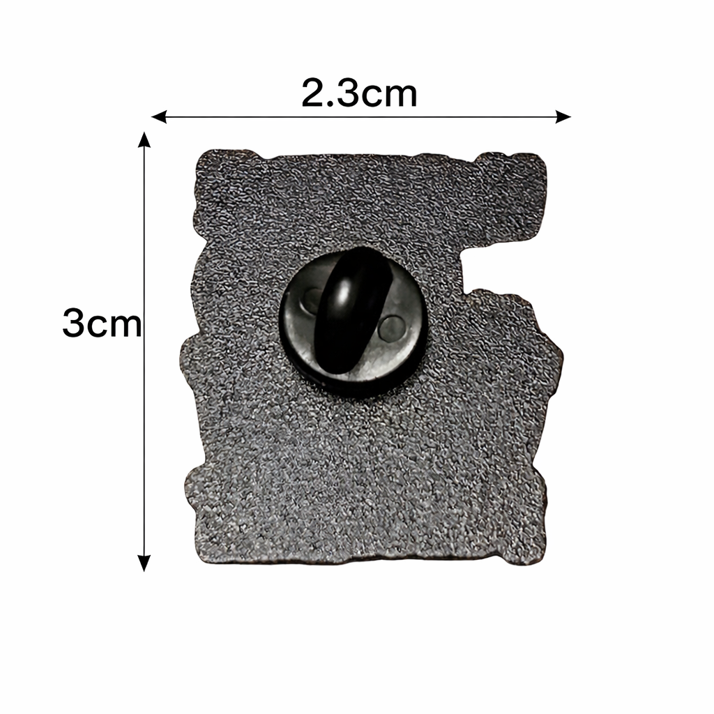 What the Fucculent Lapel Pin – Cheeky Succulent Metal Badge, 3 × 3 cm