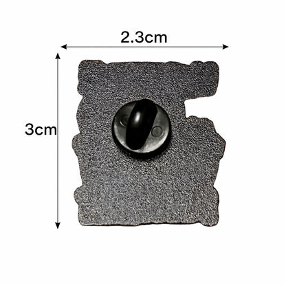 What the Fucculent Lapel Pin – Cheeky Succulent Metal Badge, 3 × 3 cm