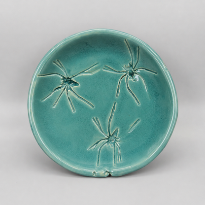 Whispered Moments Ceramic Saucers – Small Rituals Held Gently, Ø7–8 cm, various designs by Red Raven Pottery