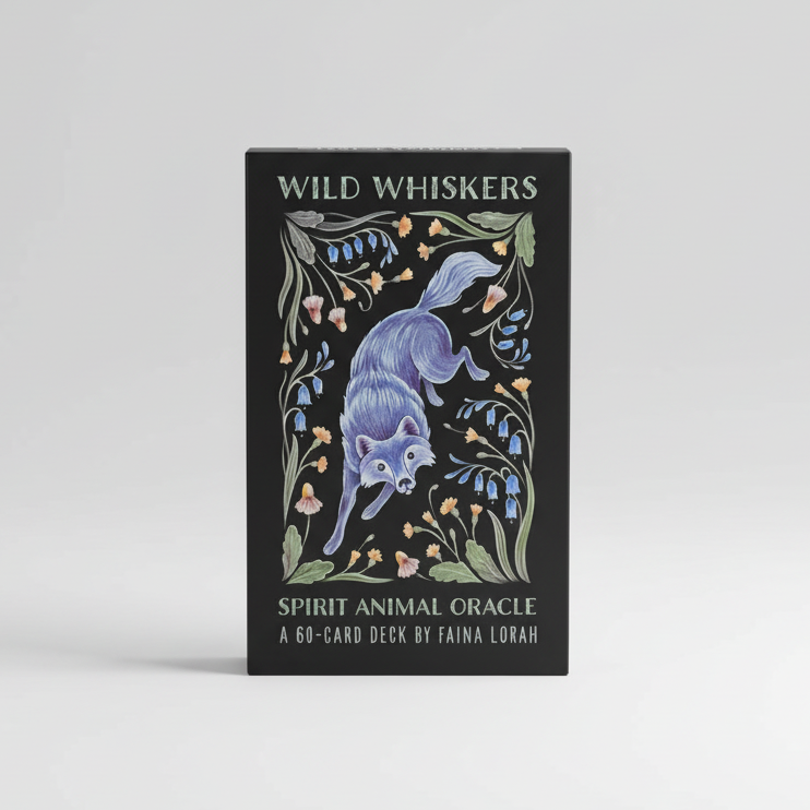 Wild Whiskers Oracle Deck – Guidance by Spirit Animal Wisdom, 60 cards, 6×10 cm