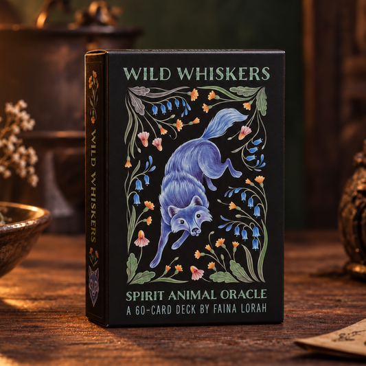 Wild Whiskers Oracle Deck – 60 Cards for the Wild at Heart, 6 × 10 cm