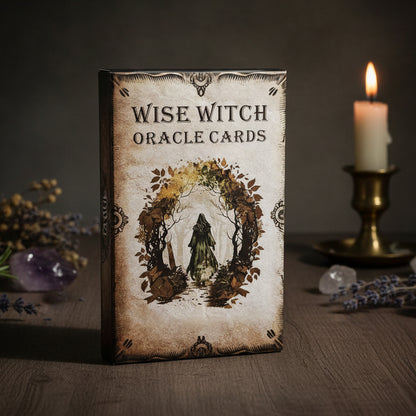 Wise Witch Oracle Deck – Arcane Insight & Inner Power, 20 cards, 6×10 cm