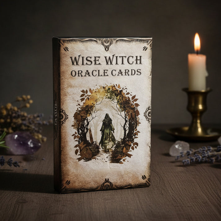 Wise Witch Oracle Deck – Arcane Insight & Inner Power, 20 cards, 6×10 ...