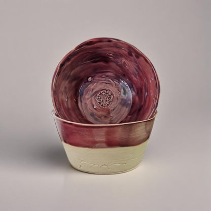 Witch's Sigil Ceramic Altar Bowl – Intentional Magic Vessel, Ø10 × 4.5 cm by Red Raven Pottery