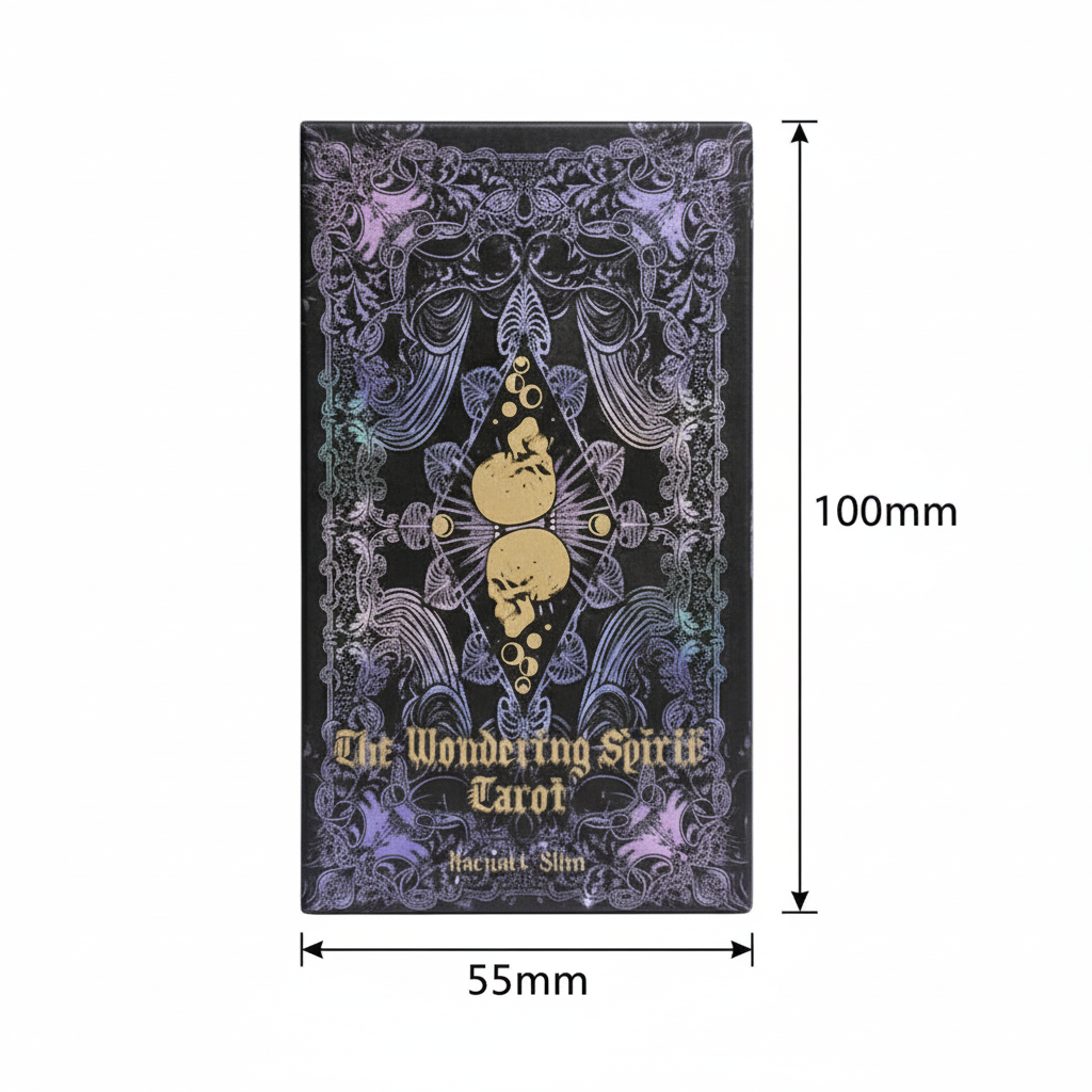 Wondering Spirit Tarot Deck – Ethereal Insight & Transformation, 78 cards, 10×6 cm