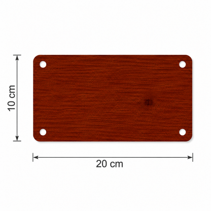 Wooden Sign – Wall Art, 10×20 cm