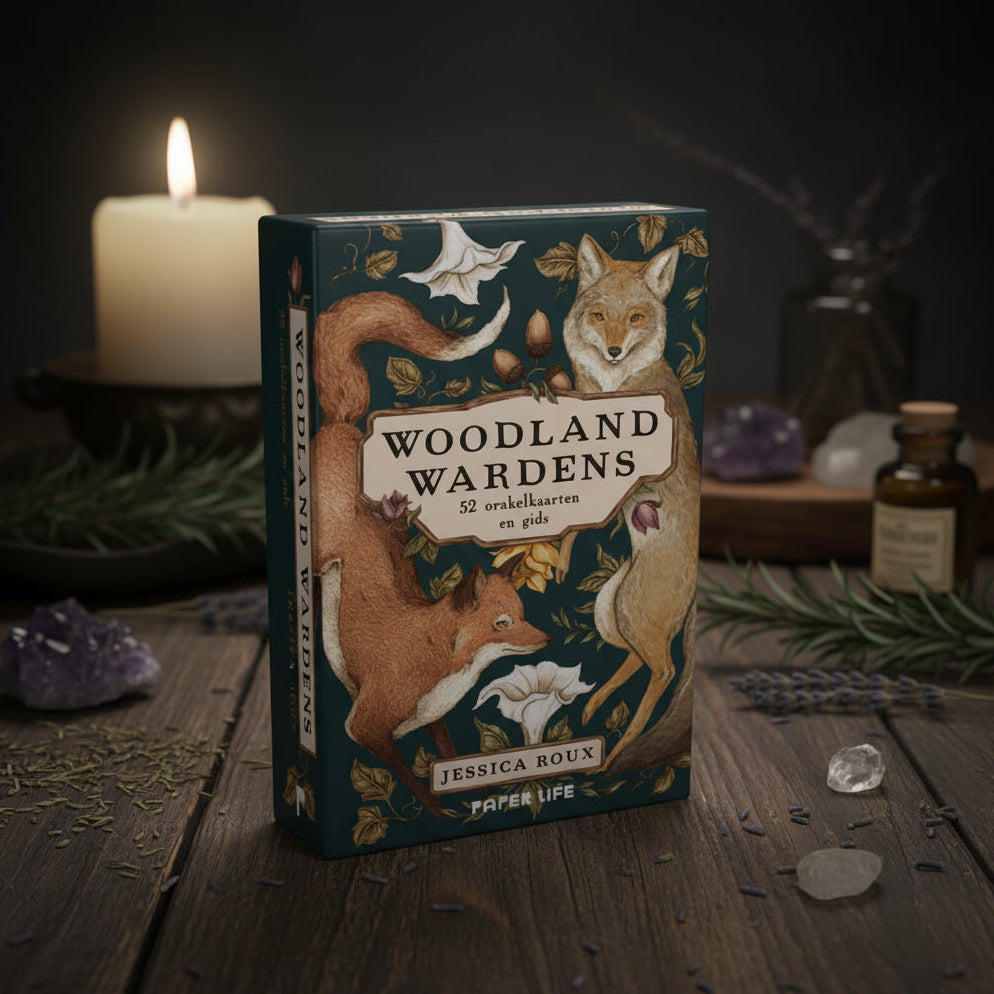 Woodland Wardens Oracle Deck – Folklore & Nature Wisdom, 52 cards, 6×10 cm