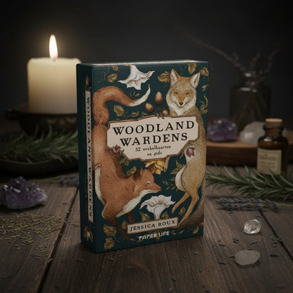 Woodland Wardens Oracle Deck – Folklore & Nature Wisdom, 52 cards, 6×10 cm