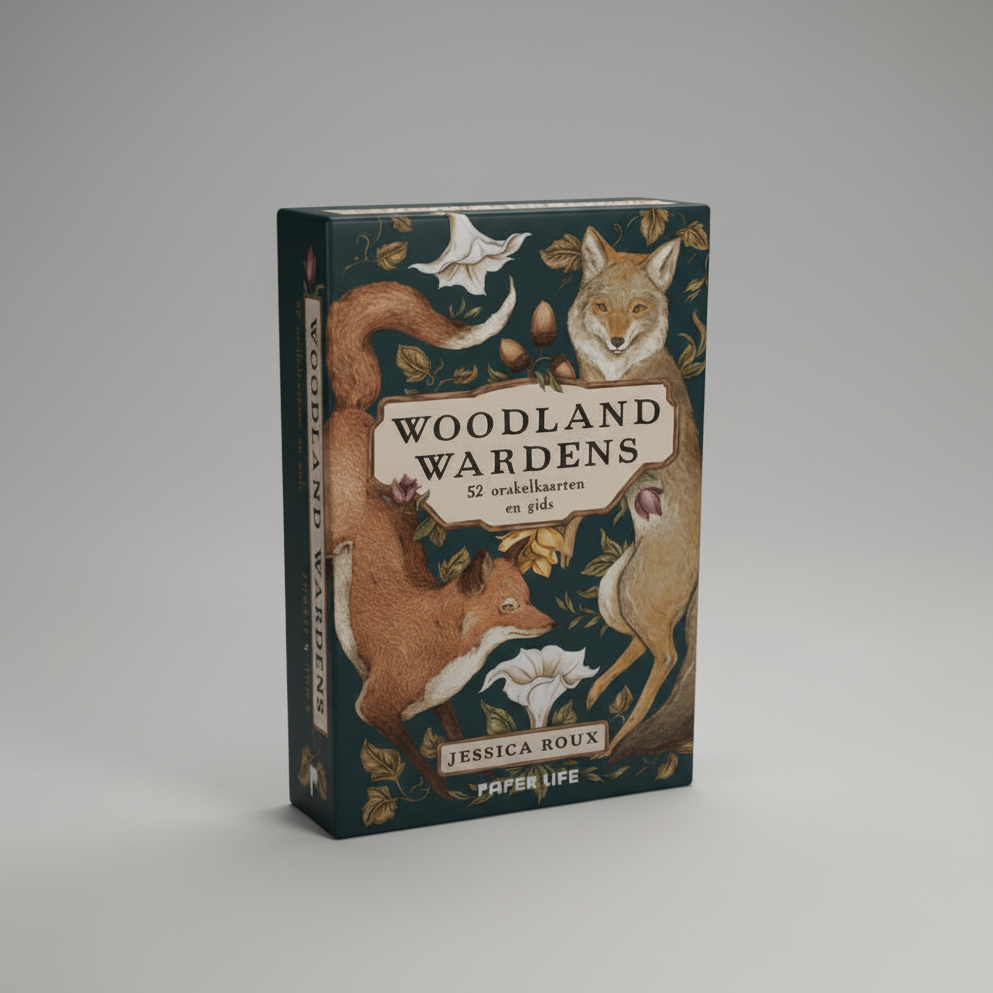 Woodland Wardens Oracle Deck – Folklore & Nature Wisdom, 52 cards, 6×10 cm