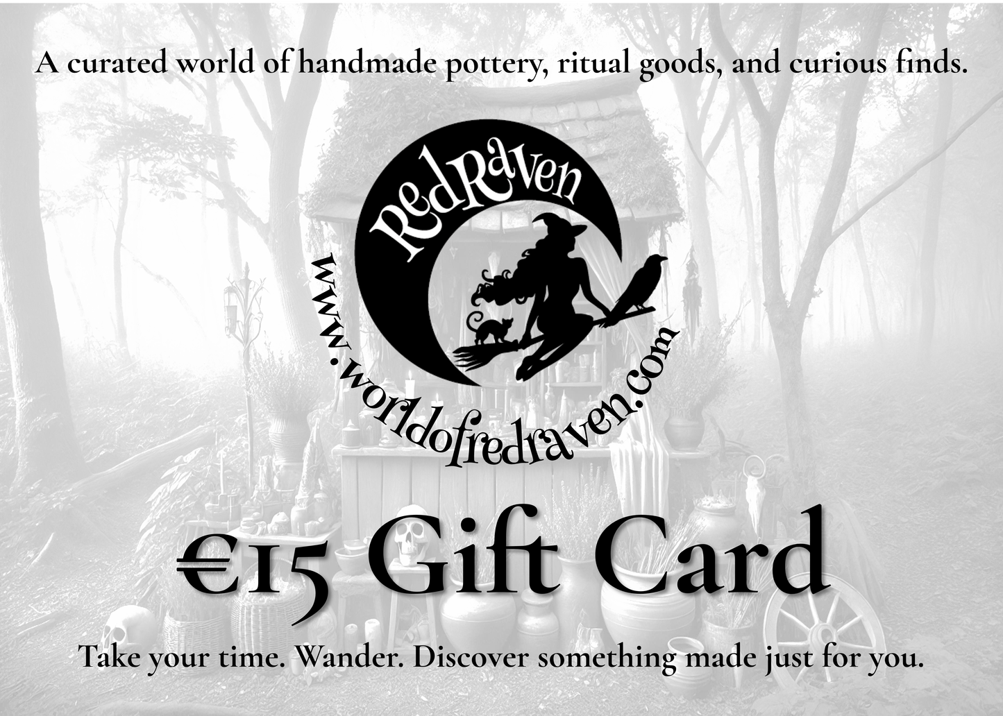 World of Red Raven Gift Card – A Thoughtful Way to Let Them Choose, 15 Euro