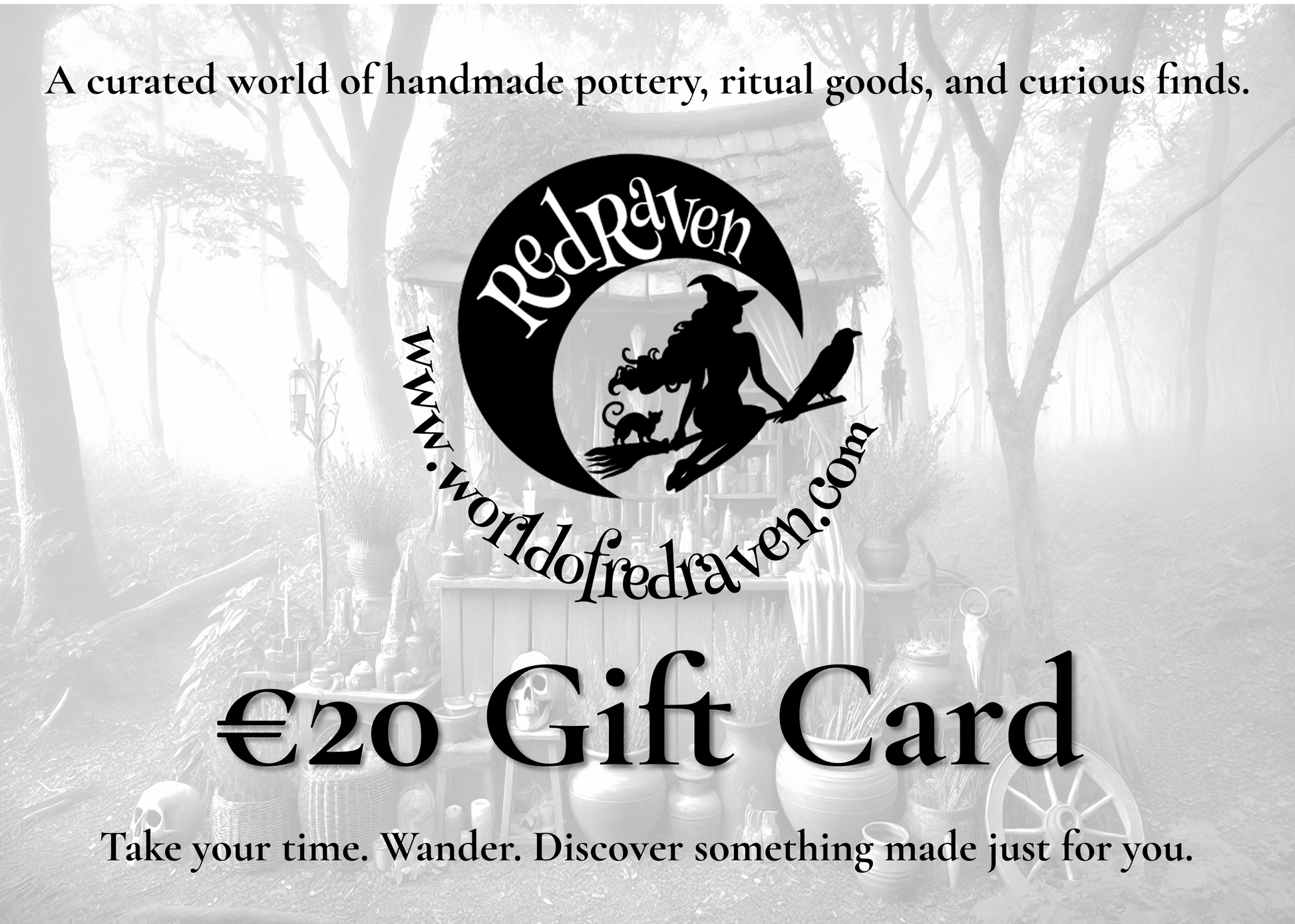 World of Red Raven Gift Card – A Thoughtful Way to Let Them Choose, 20 Euro