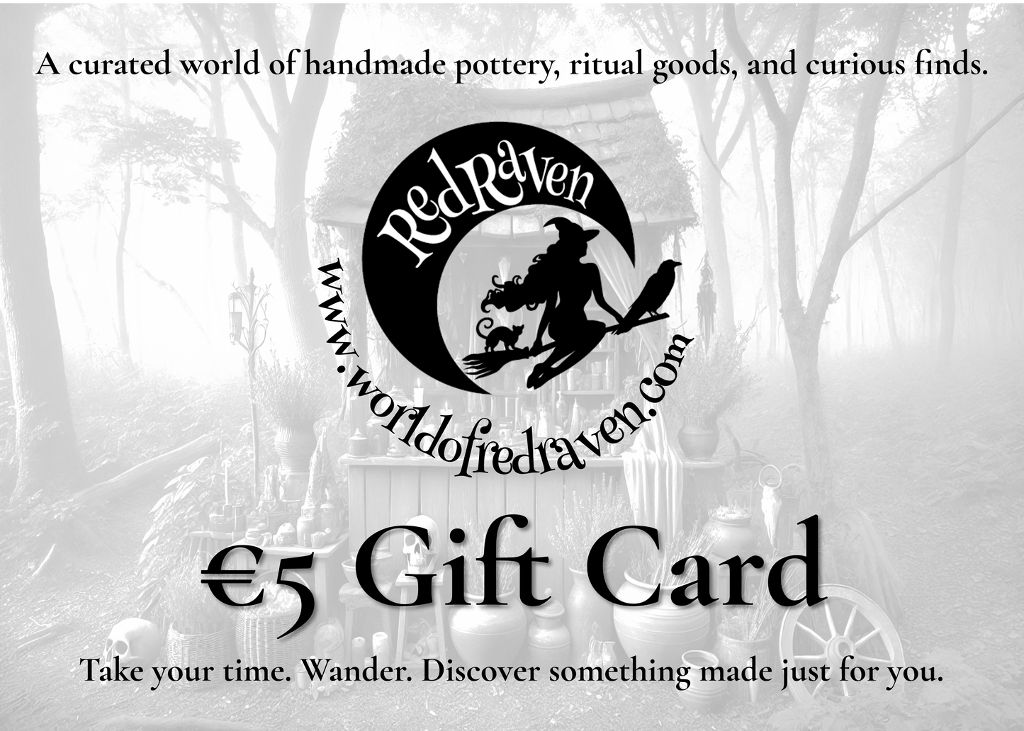 World of Red Raven Gift Card – A Thoughtful Way to Let Them Choose, 5 Euro