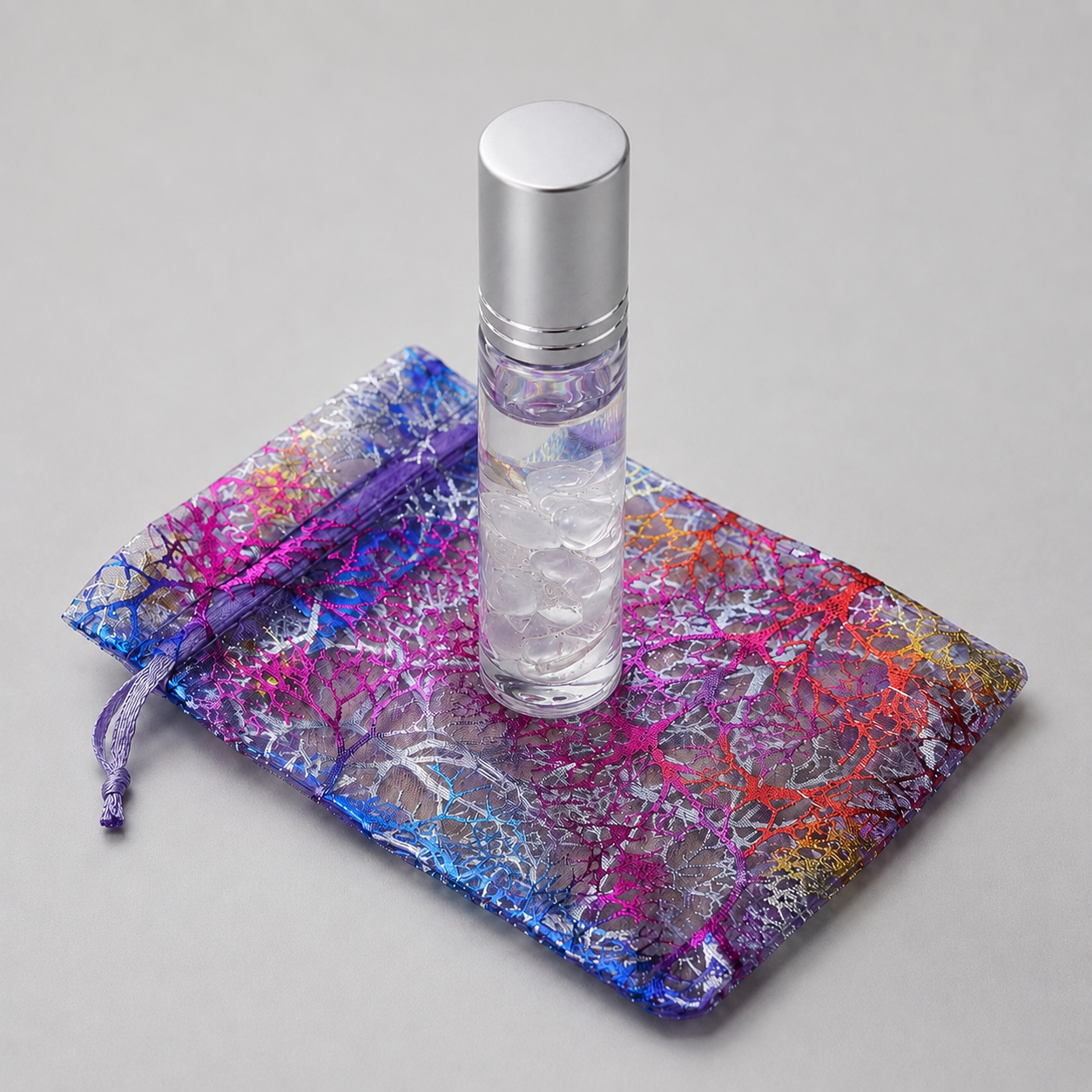 Ylang Ylang Crystal Aromatherapy Roller – Botanical Calm & Crystal Energy