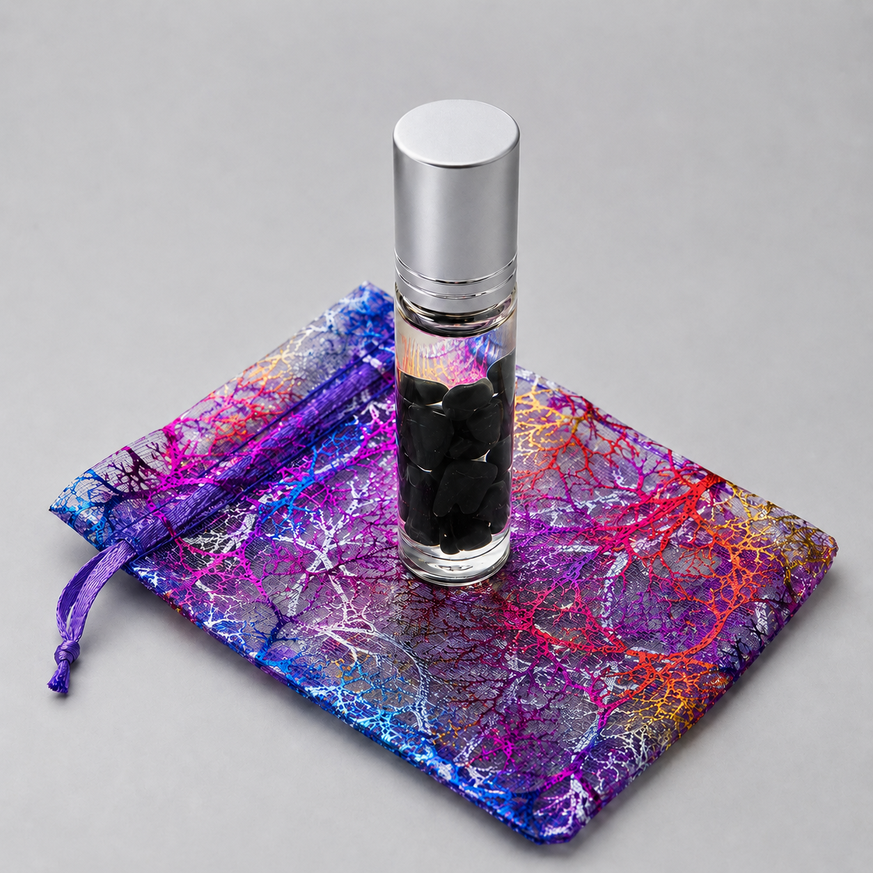 Ylang Ylang Crystal Aromatherapy Roller – Botanical Calm & Crystal Energy