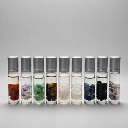 Ylang Ylang Crystal Aromatherapy Roller – Botanical Calm & Crystal Energy