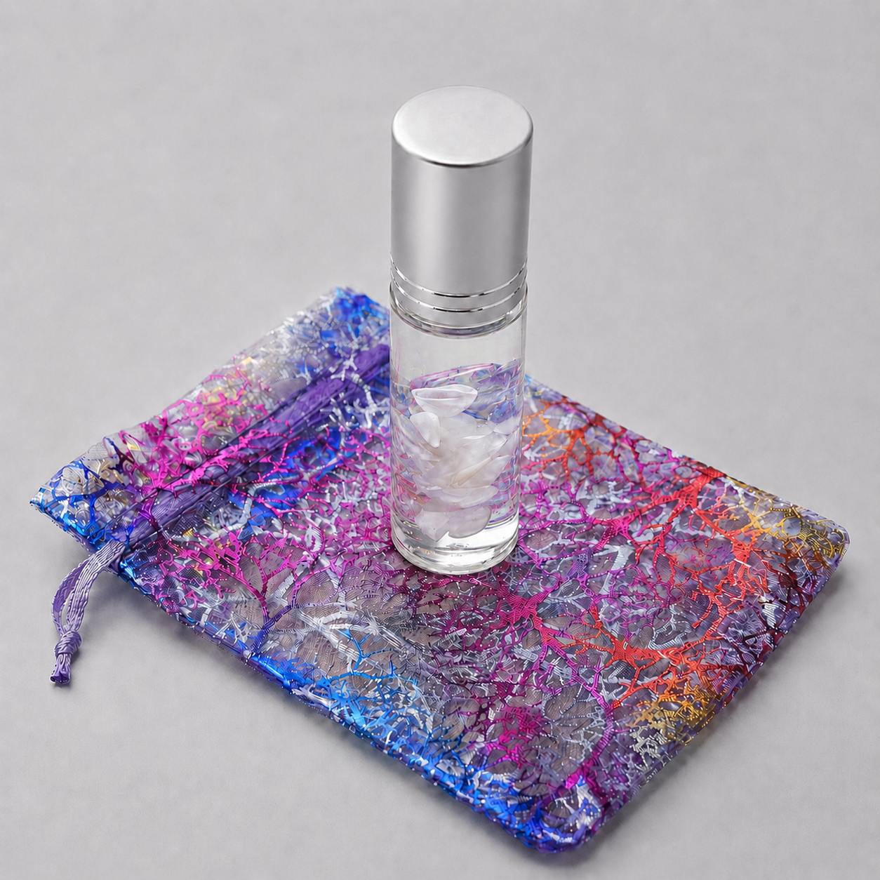 Ylang Ylang Crystal Aromatherapy Roller – Botanical Calm & Crystal Energy
