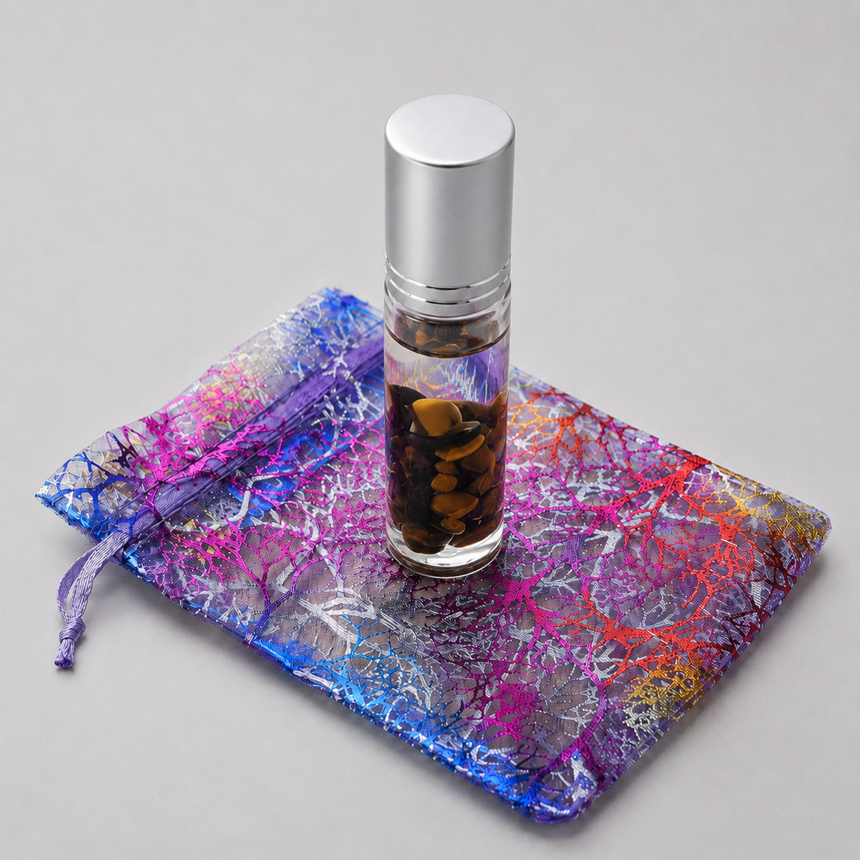 Ylang Ylang Crystal Aromatherapy Roller – Botanical Calm & Crystal Energy