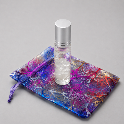 Ylang Ylang Crystal Aromatherapy Roller – Botanical Calm & Crystal Energy