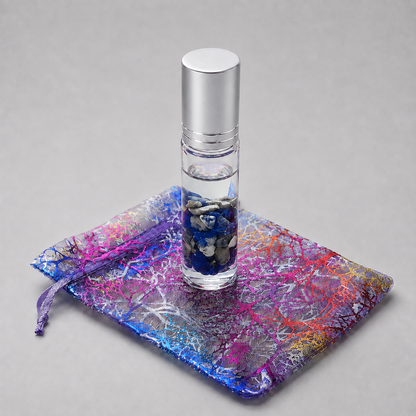 Ylang Ylang Crystal Aromatherapy Roller – Botanical Calm & Crystal Energy